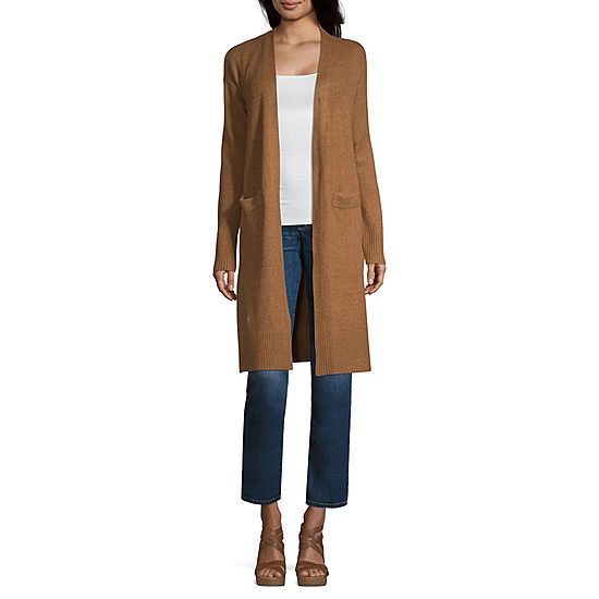 a.n.a Womens Long Sleeve Cardigan | JCPenney