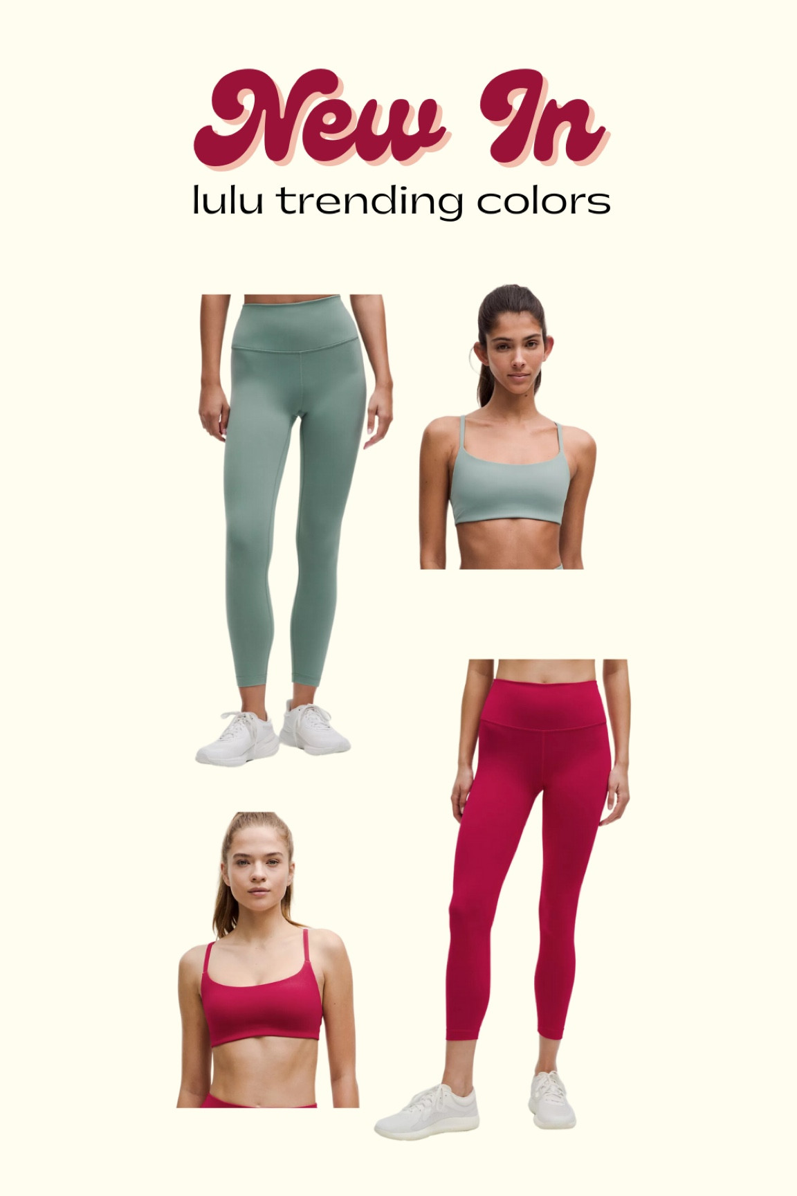 Shop these sets 💚❤️ 

#LTKStyleTip #LTKActive #LTKFitness