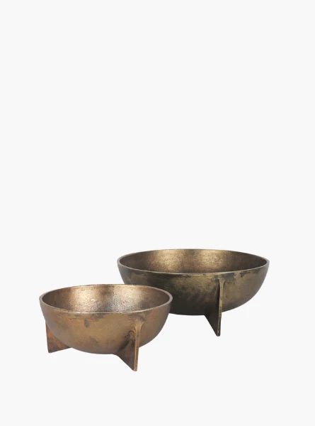 Gold Metal Decorative Bowls | The Style Edit Collective