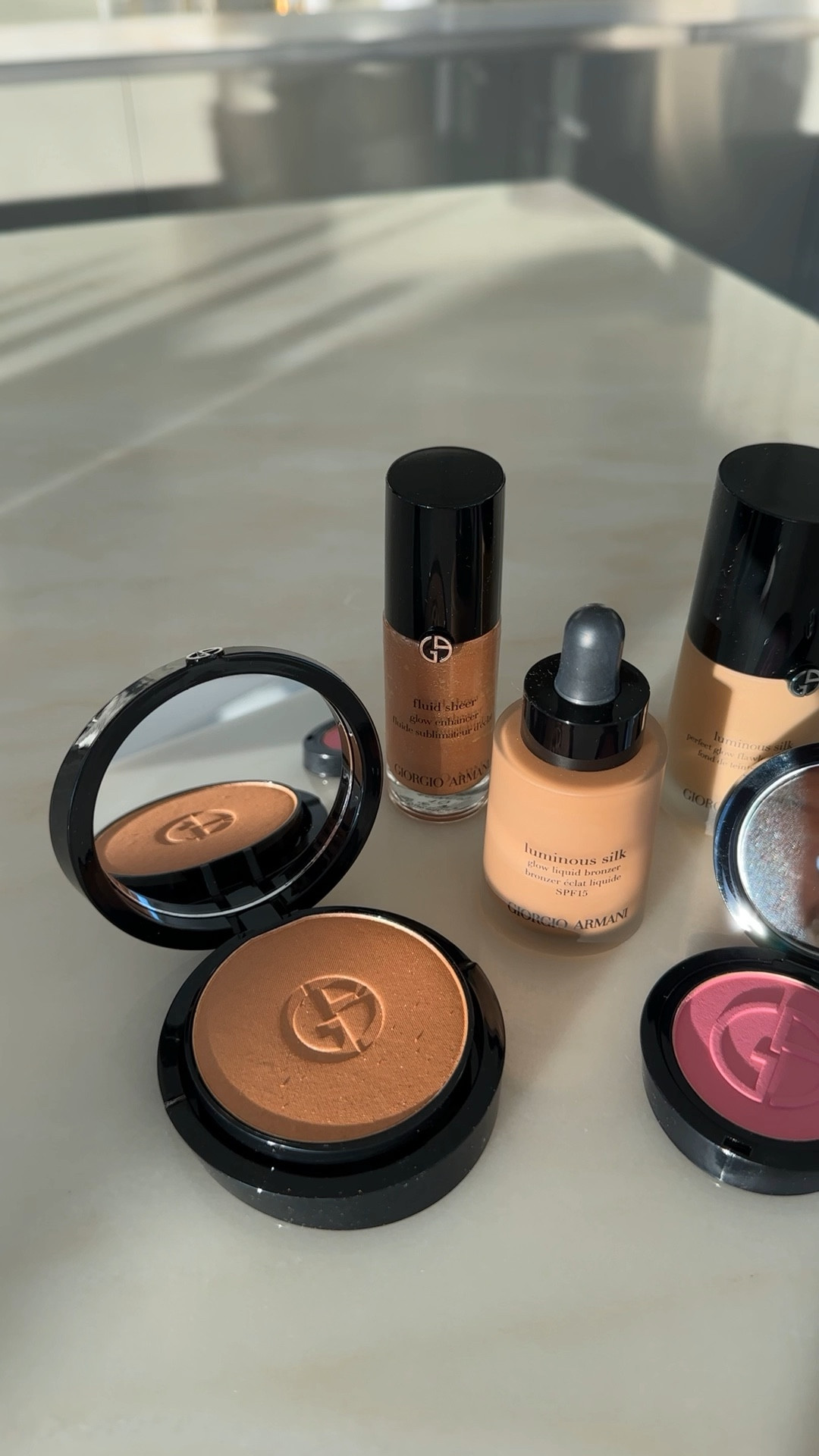 Armani beauty favorites. I’ve been using the Luminous Silk Foundation for years. My color is 5.75.

Makeup, beauty, spring, dewy skin, Armani, bronze 

#LTKfindsunder100 #LTKVideo #LTKbeauty