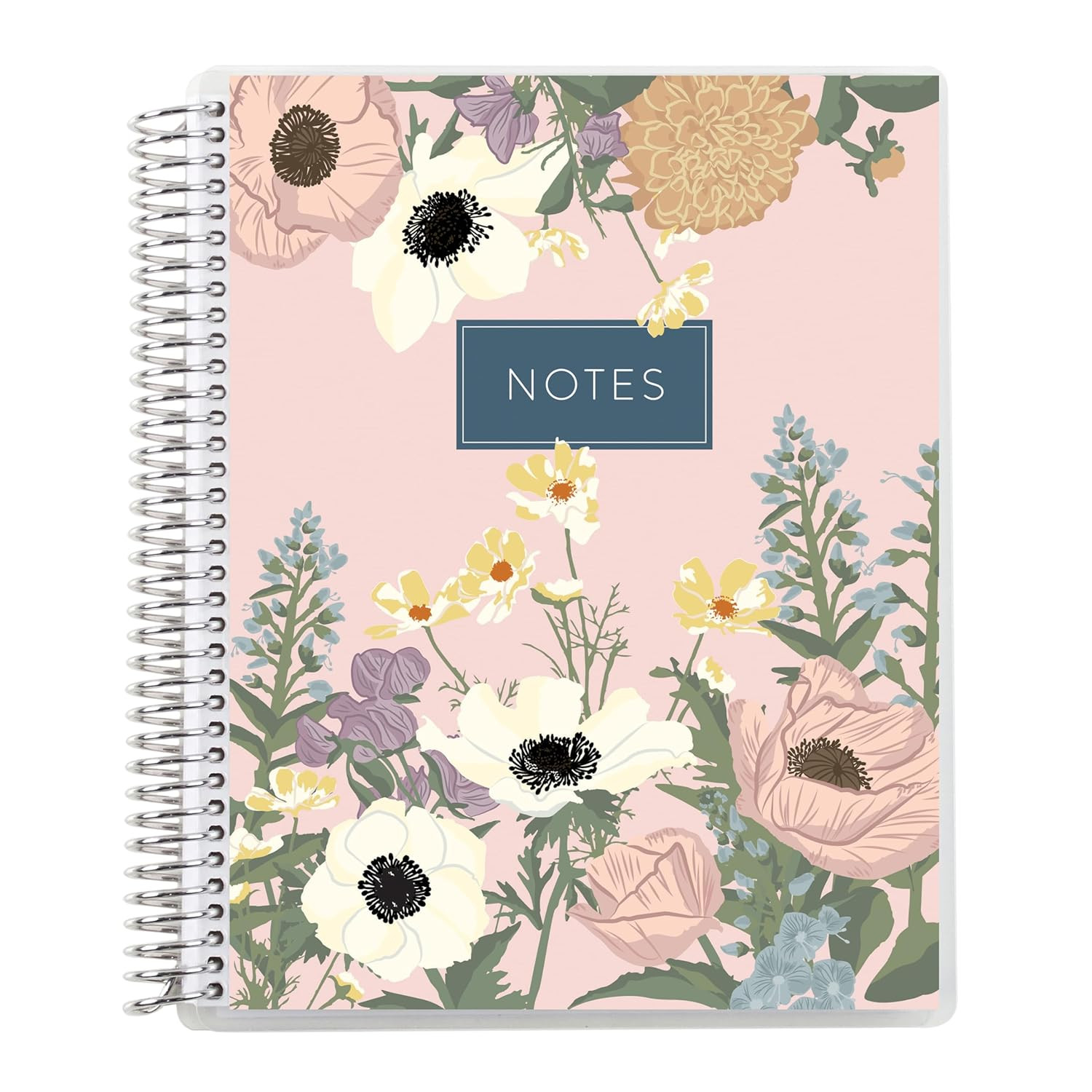 Erin Condren 7” x 9” Dot Grid Spiral Notebook, 5mm Dotted Layout with 80 Lb. Paper, Bouquet C... | Amazon (US)