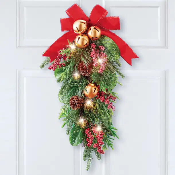 Lighted Faux Mixed Assortment Swag | Wayfair North America