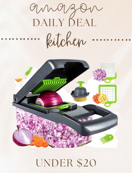Viral TikTok chopper! This is great  for anyone who does not like to have to get out a cutting board or is in a pinch! Under $21 and so handy!
#amazon #chopper #kitchen #tool #fruits #veggies #salad 

#LTKsalealert #LTKFind #LTKhome