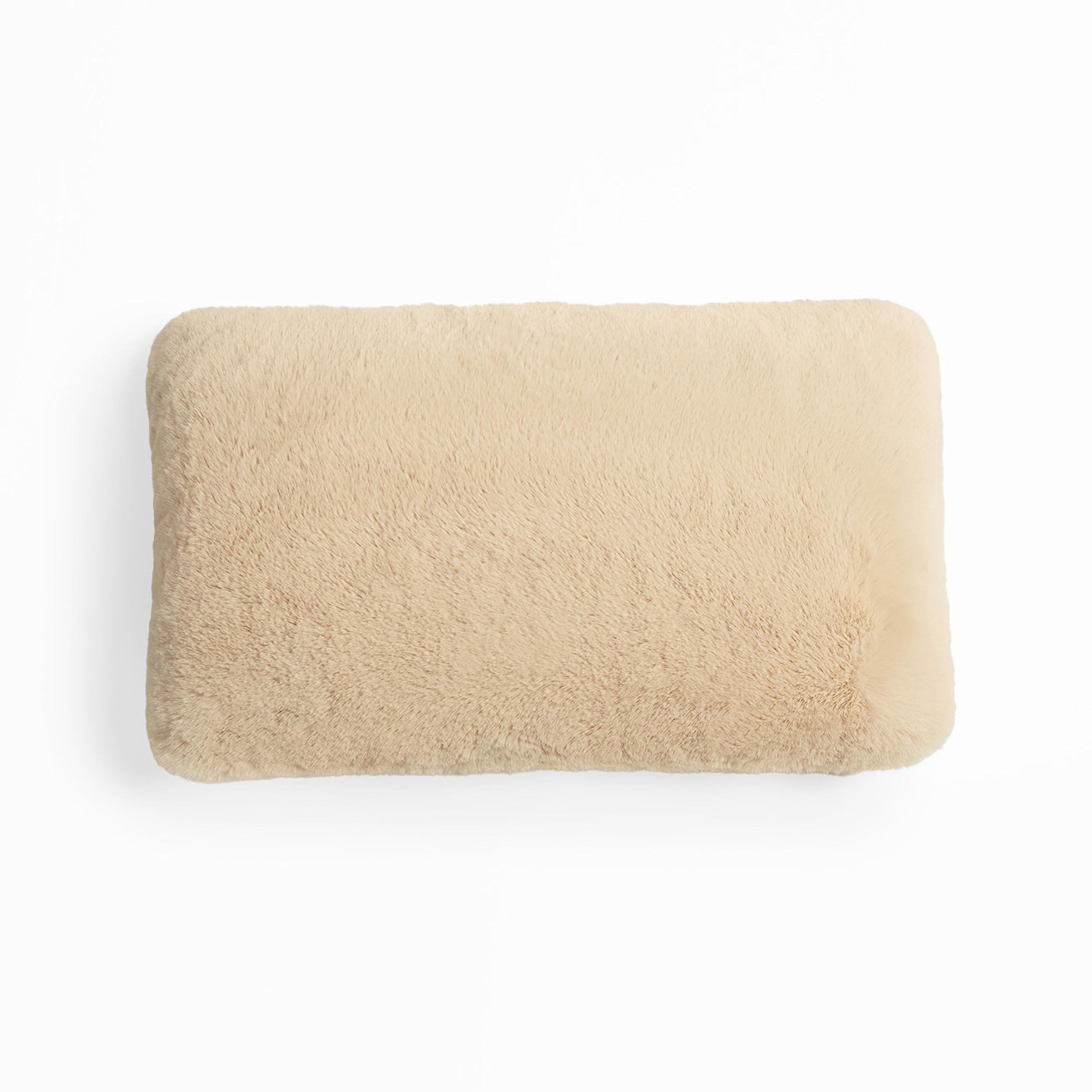 UnHide Squish Lumbar Pillow - Faux Fur Pillow - Extra Soft Throw Pillow - Rectangular Shaped, Pol... | Amazon (US)