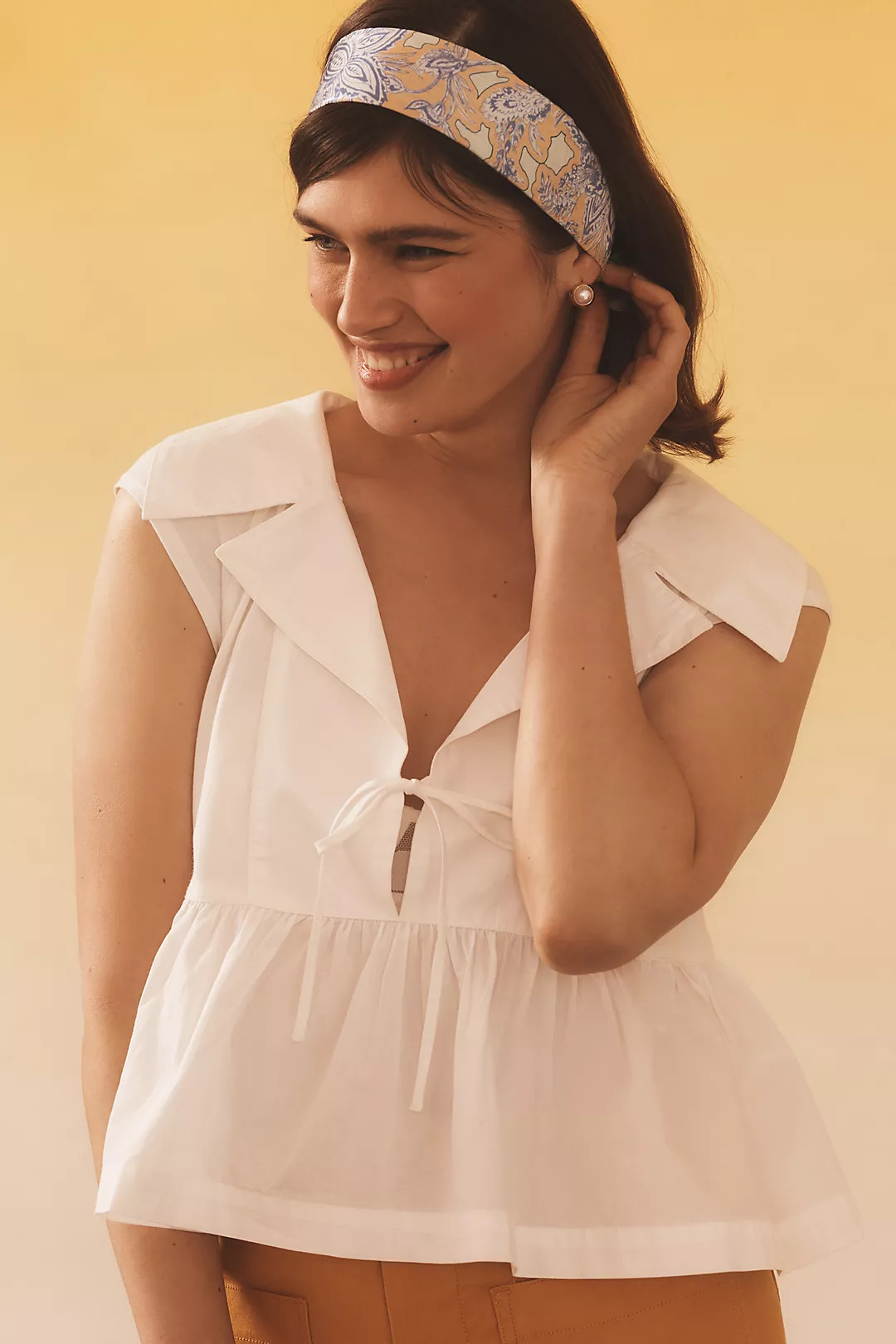 Maeve Babydoll Blouse | Anthropologie (US)