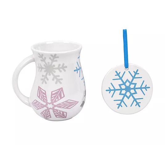 Temp-tations 20-oz Mug and Ornament Ornament - QVC.com | QVC