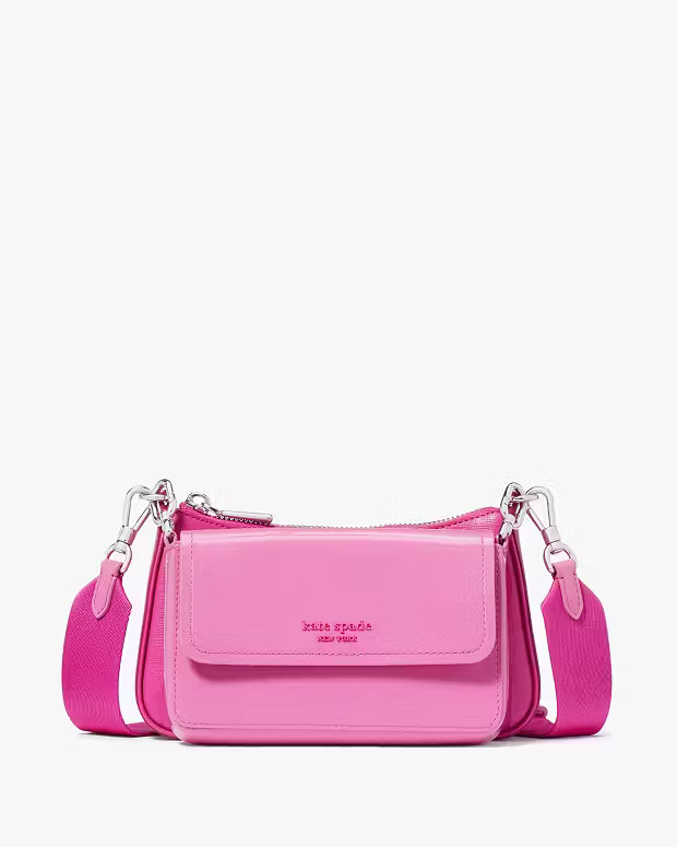 Double Up Patent Leather Crossbody | Kate Spade (US)