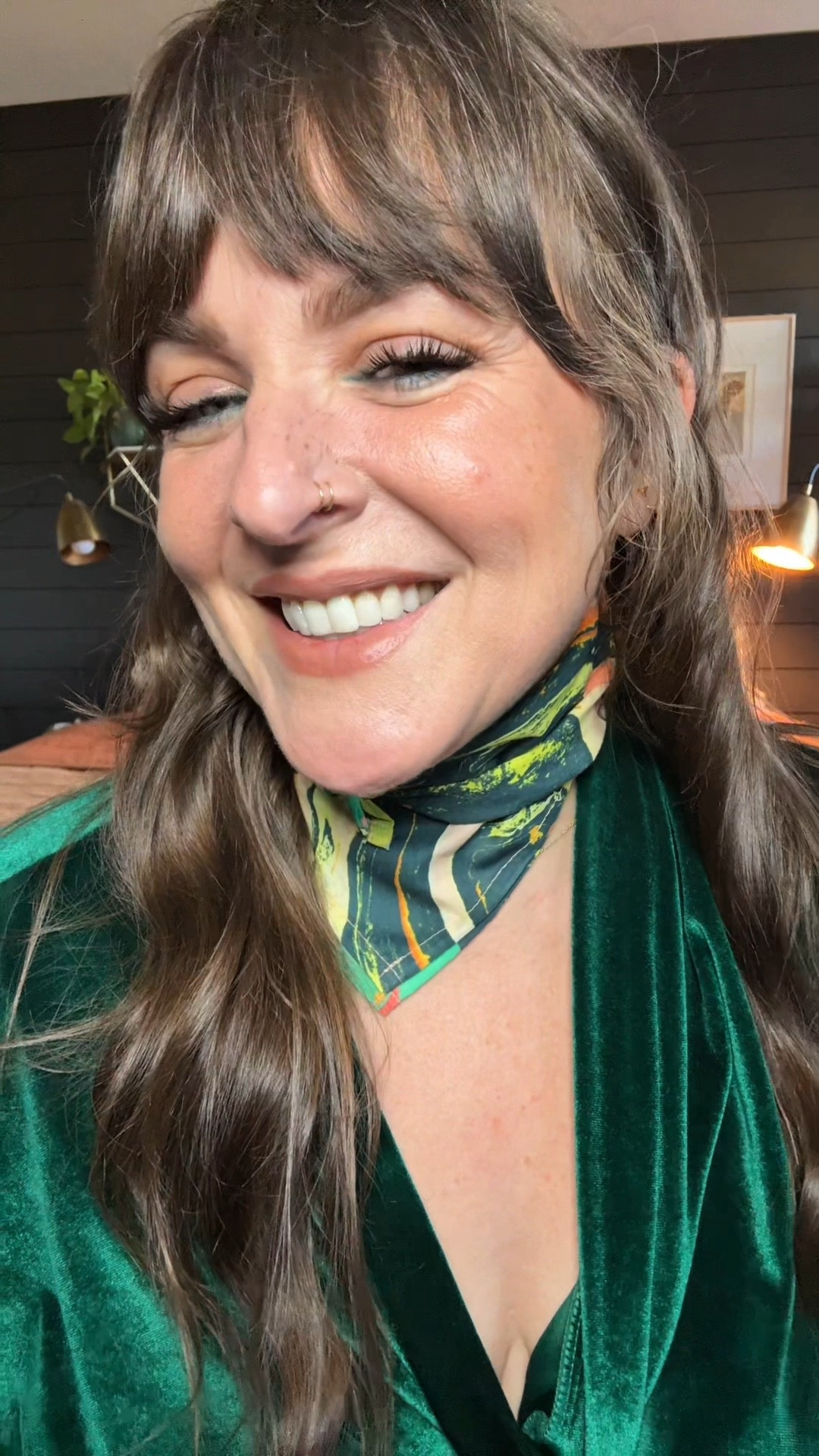 I love #handkerbandanas !!! Check out this new golden hour collection, which comes in a screen printed bag and a special journal 🥹 
#ad 

#LTKOver40 #LTKStyleTip #LTKMidsize