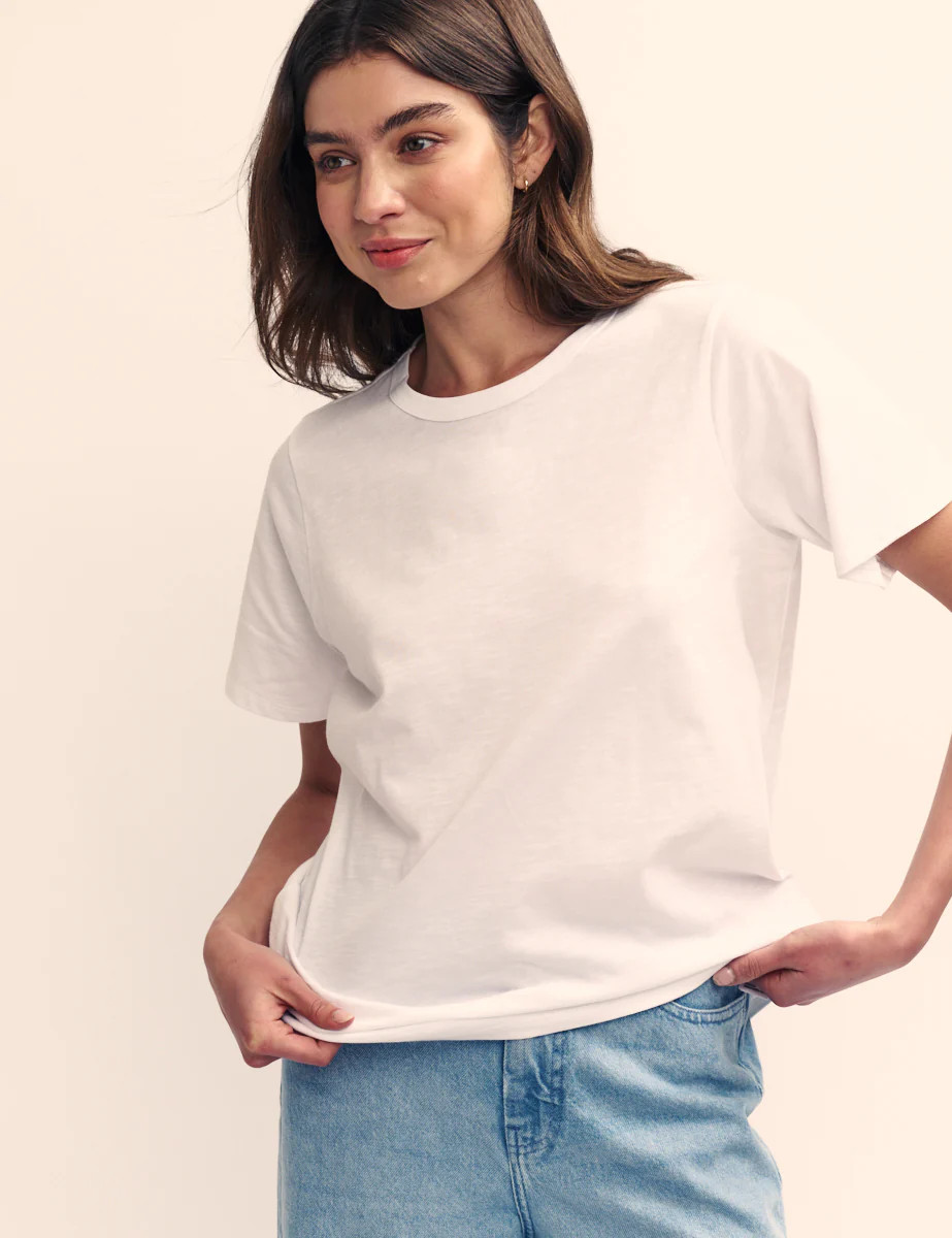 White Easy Fit T-Shirt
  

  
    £35.00 | Nobody's Child
