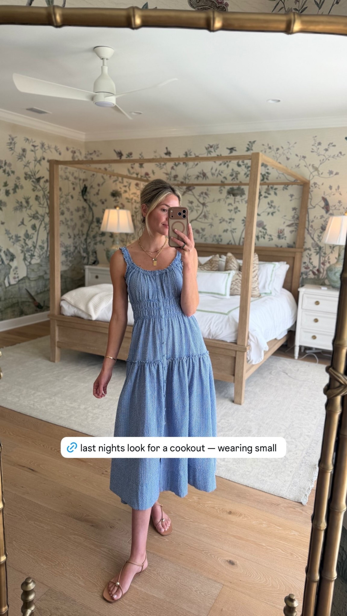 an easy breezy gingham dress for summer 💫 i own this in another colorway and loved it so much i needed it in the gingham! it’s so light and airy for summer and is so easy to throw on. wearing a size small!

#LTKSeasonal #LTKootd