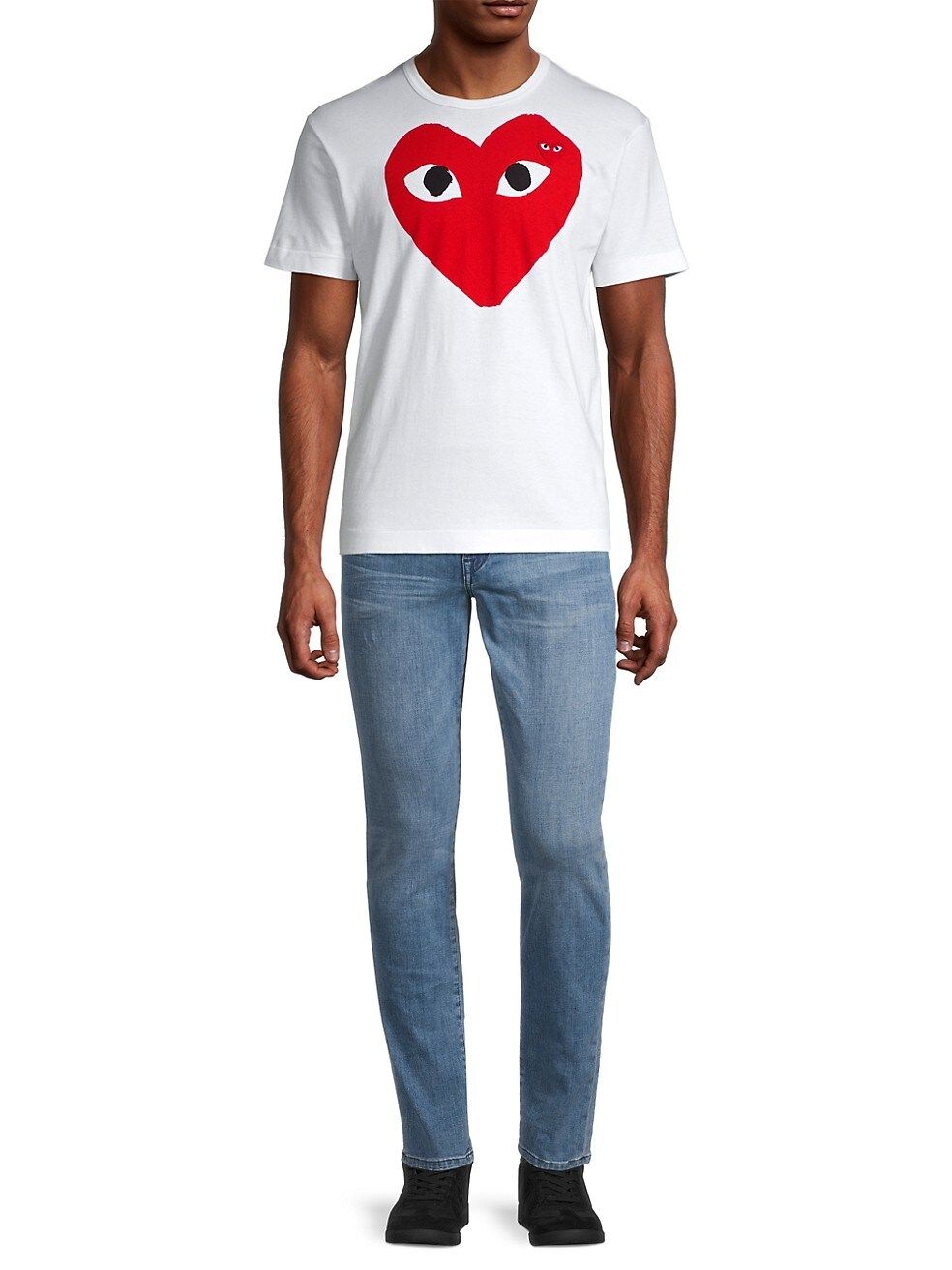 Large Heart Cotton Tee | Saks Fifth Avenue