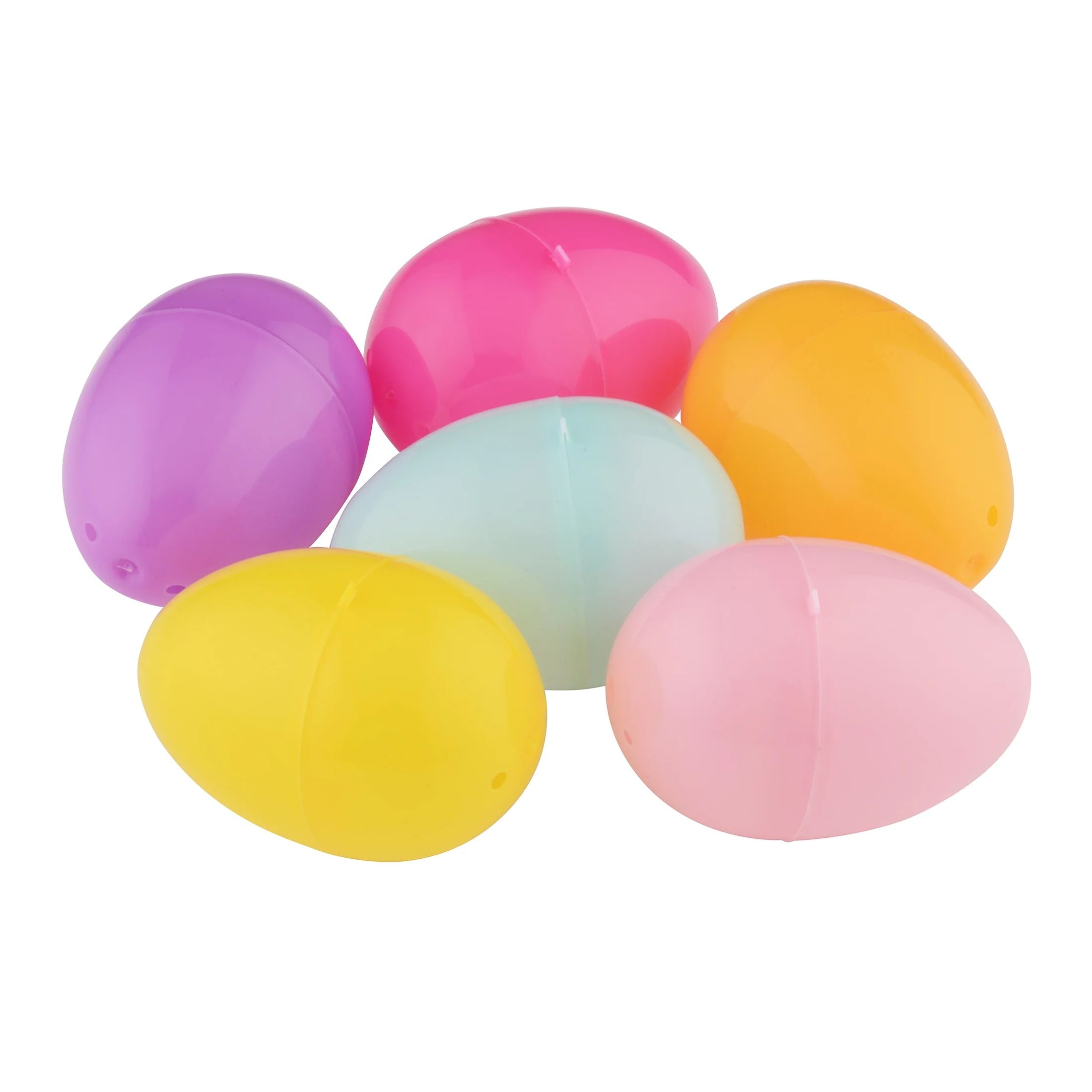Pastel Fillable Plastic Easter Eggs, 12 Count, by Way To Celebrate, 1.57" | Walmart (US)