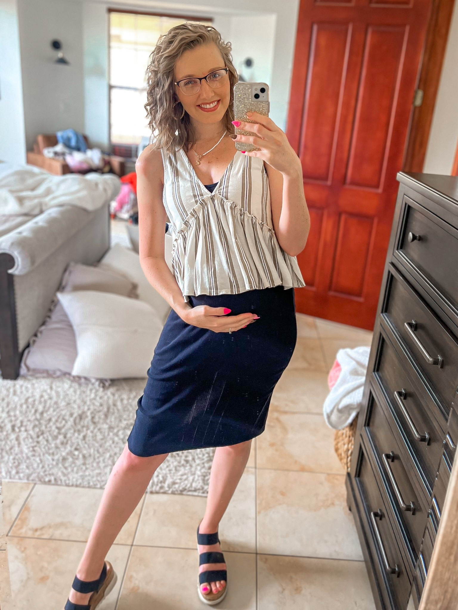 Maternity OOTD 🖤🤍

#LTKStyleTip #LTKFindsUnder50 #LTKBump