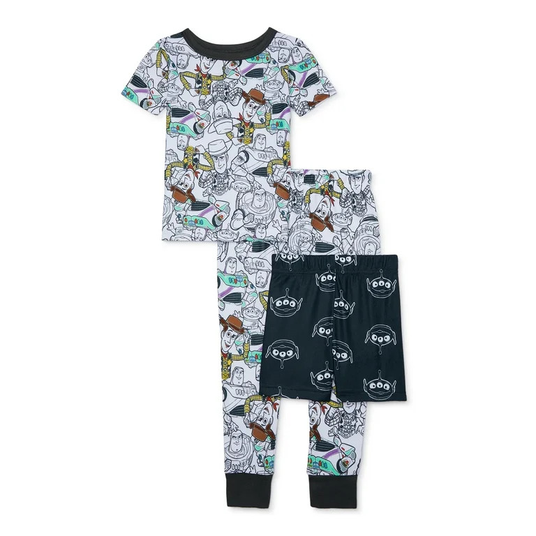 Character Toddler Boy Top, Pants and Shorts Pajama Set, 3-Piece, Sizes 12M-5T | Walmart (US)
