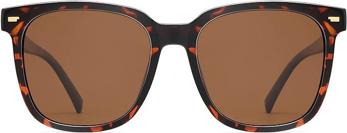 Macjero Oversized Polarized Sunglasses for Women Men Trendy Square Shades with UV Protection Lens... | Amazon (US)