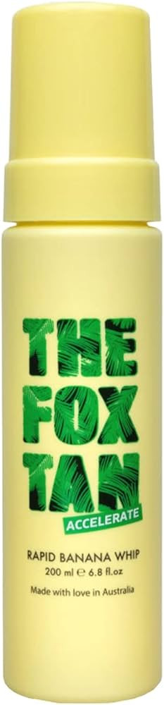 The Fox Tan Rapid Banana Whip, Natural Tanning Accelerator Lotion For Darker, Deeper & Faster Tan... | Amazon (US)