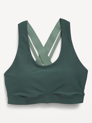 Medium Support PowerSoft Strappy Sports Bra for Women | Old Navy (US)