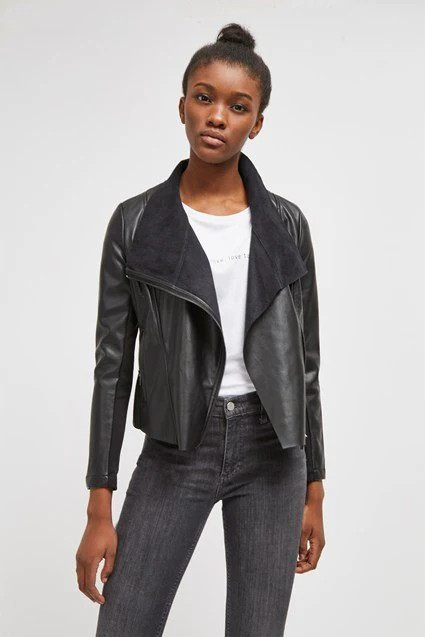 Armide PU Waterfall Front Jacket | French Connection (US)