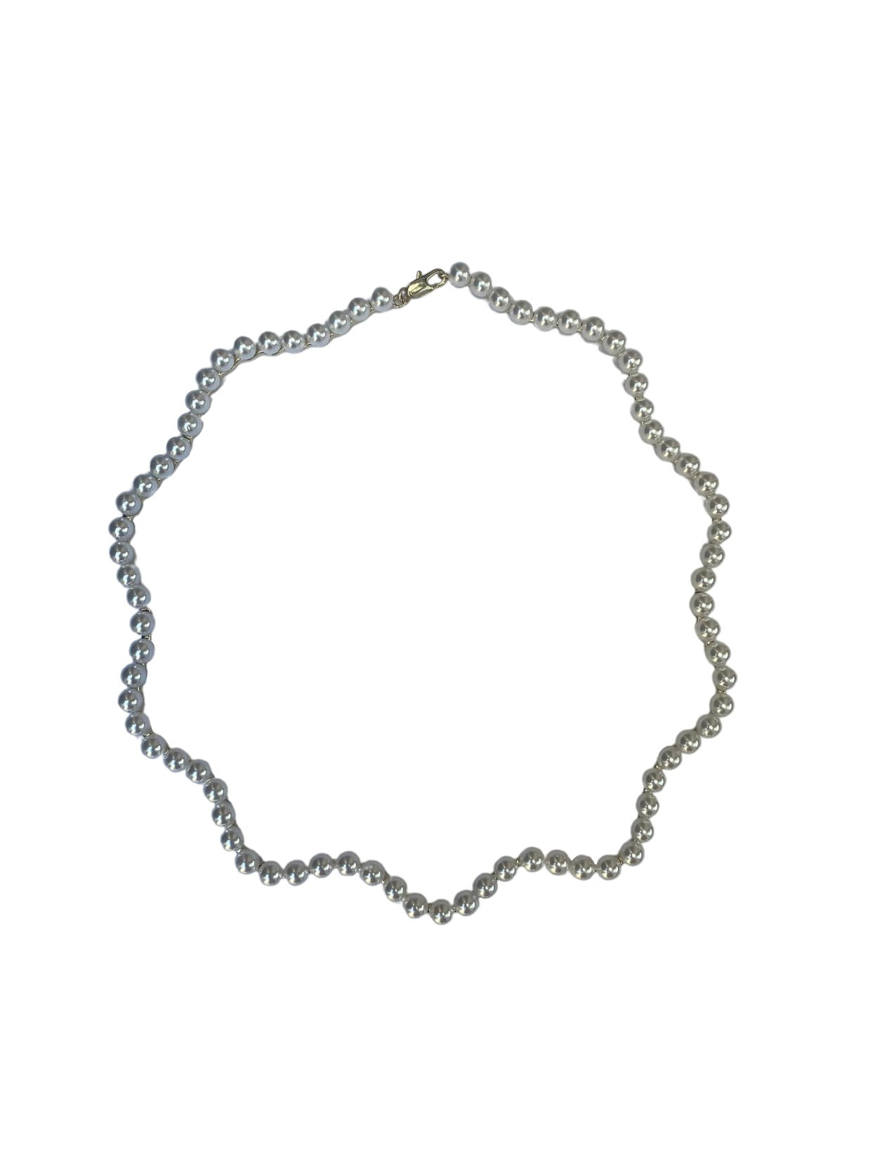 LIMITED EDITION: Squiggle Pearl Necklace | Nicola Bathie Jewelry