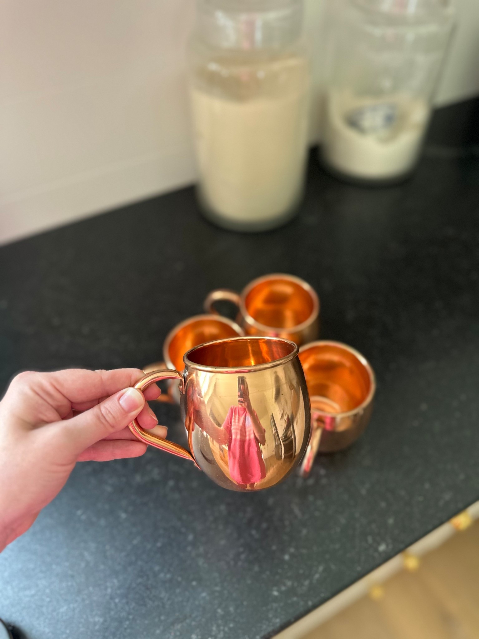 Love a good Moscow Mule. These copper mules are it. Replace regular vodka with deep eddys cranberry and thank me later 

#LTKU #LTKSeasonal #LTKHome