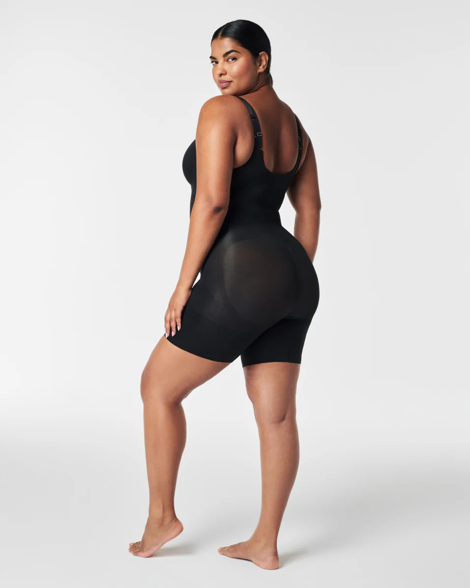 SPANXsculpt™ OnCore Open-Bust Mid-Thigh Bodysuit | Spanx Canada