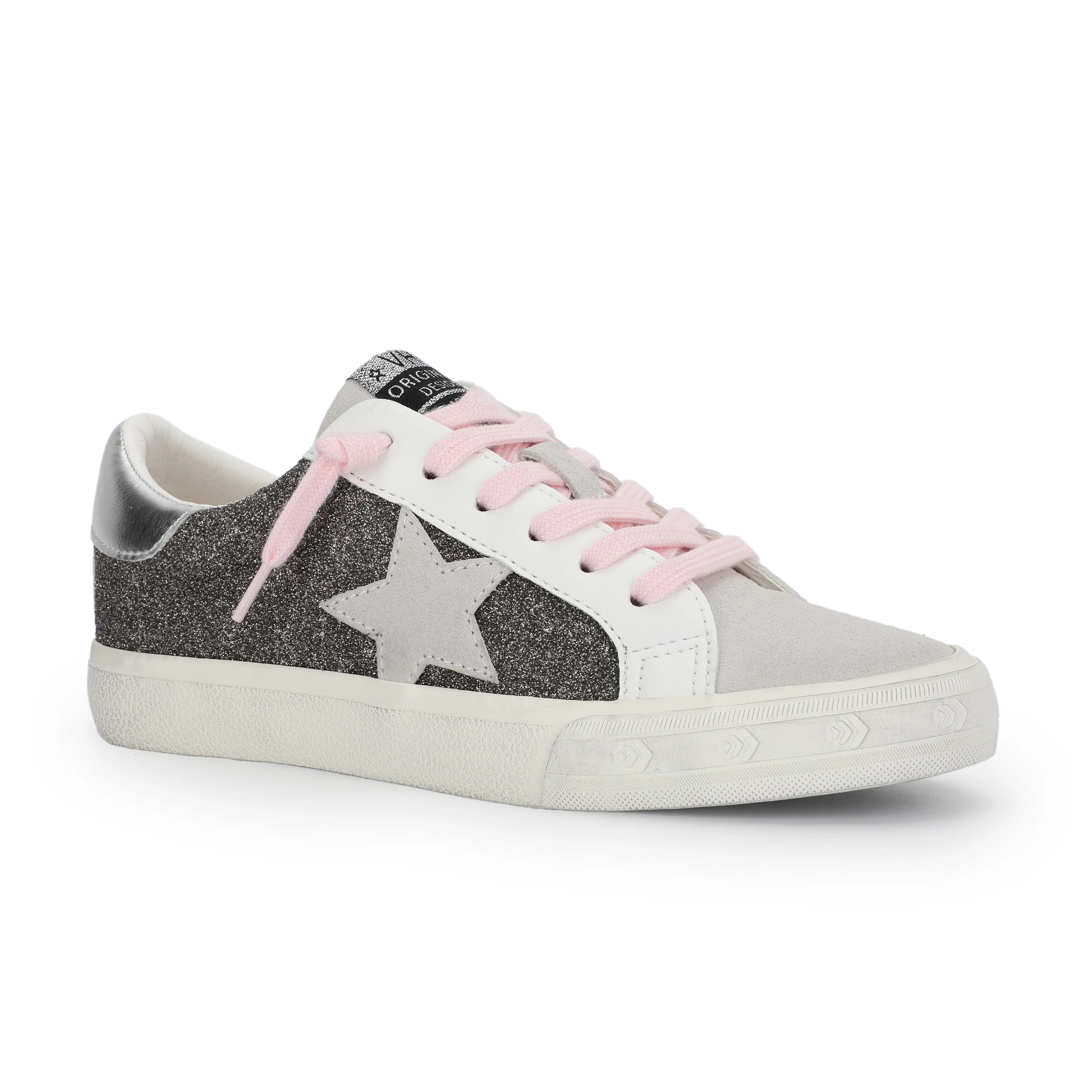 GRANDE - CHUNKY GLITTER GREY MULTI | Vintage Havana