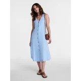 Time and Tru Women's Sleeveless Fit and Flare Midi Dress, Sizes XS-XXXL | Walmart (US)