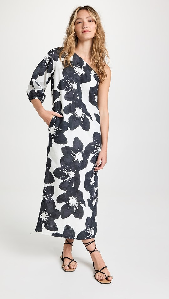Floral One Shoulder Dress | Shopbop