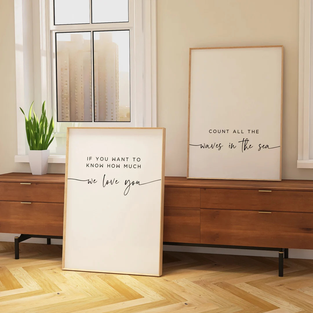 Nursery Decor Boy Ocean Nursery Decor Girl Nursery Wall Art Girl Minimalist Ocean Theme Nursery D... | Etsy (US)