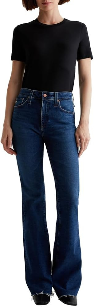 AG Womens Farrah Mid Rise Bootcut Jean | Amazon (US)