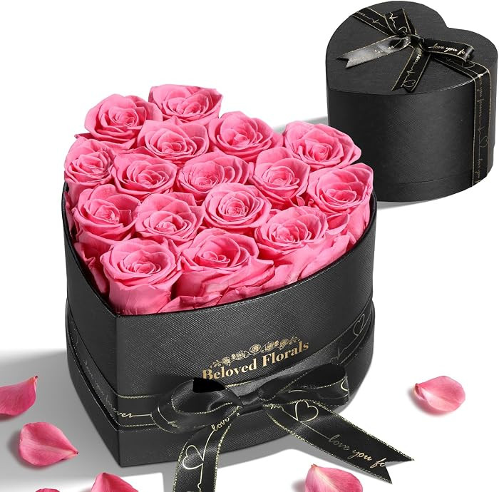 16 Preserved Flowers Rose Birthday Gifts for Women Her Mom Wife Girlfriend Grandma on Valentines ... | Amazon (US)