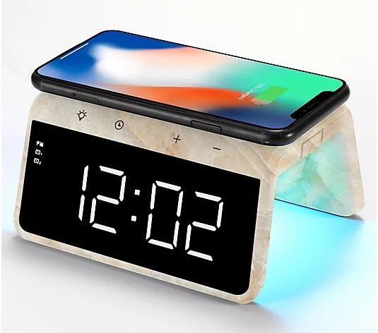 Limitless PowerTrio Charger, Alarm Clock, & Night Light - QVC.com | QVC