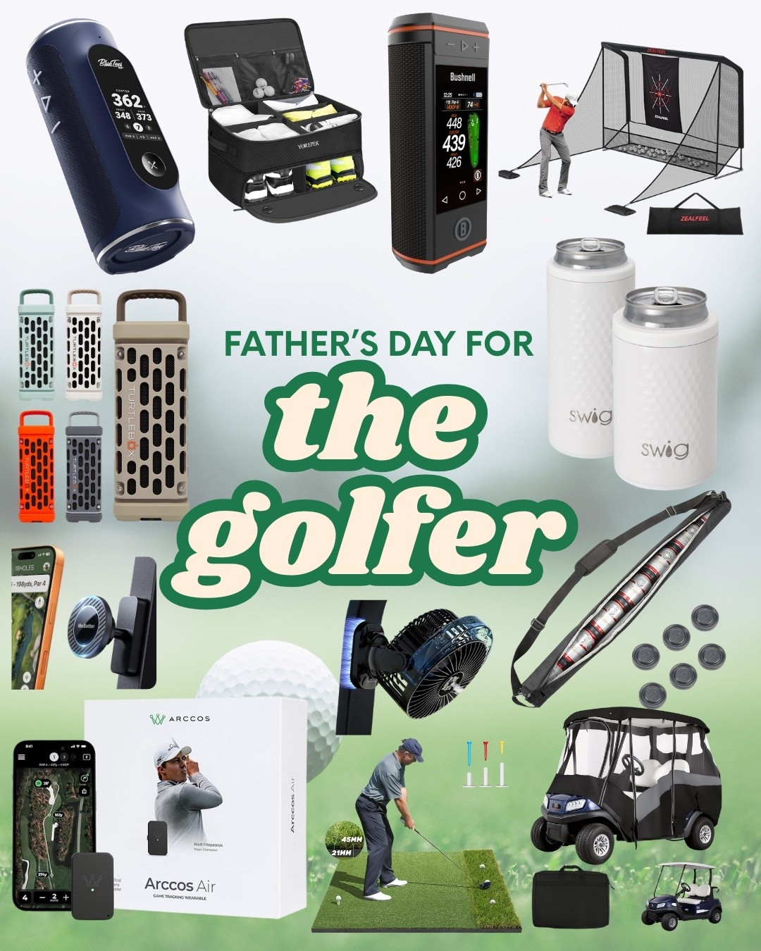 Father’s Day ideas for the golfer in your life, with all of the accessories they could ever want! Own and love so many of these.