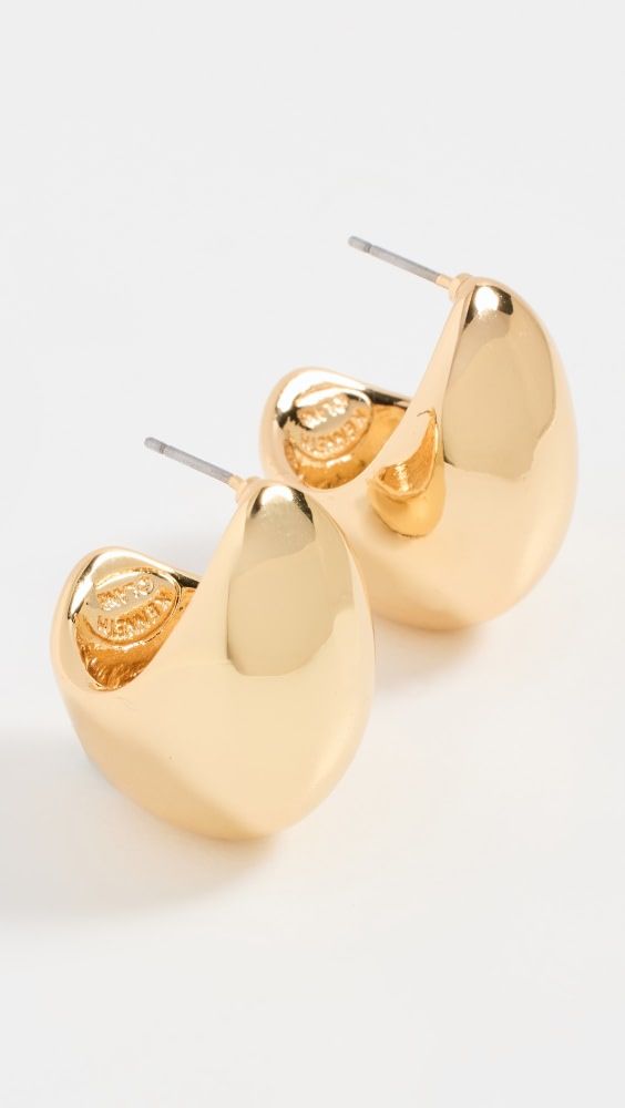 Kenneth Jay Lane Polished Dome Earrings | Shopbop | Shopbop
