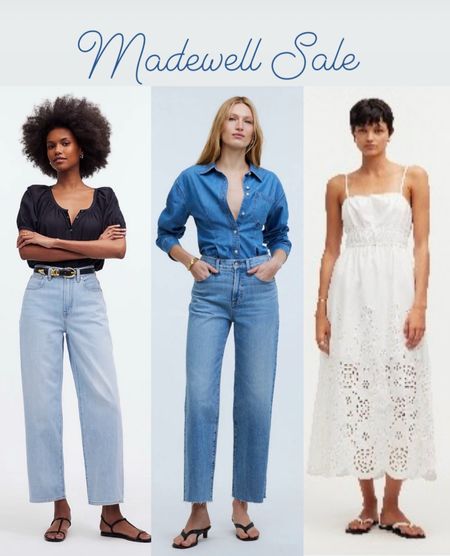 Madewell sale, jeans, white dress, summer outfit 

#LTKMidsize #LTKSeasonal #LTKxMadewell