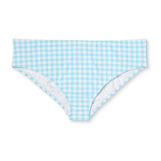 Women's Plus Size Gingham Bikini Bottom - Stoney Clover Lane x Target Blue | Target