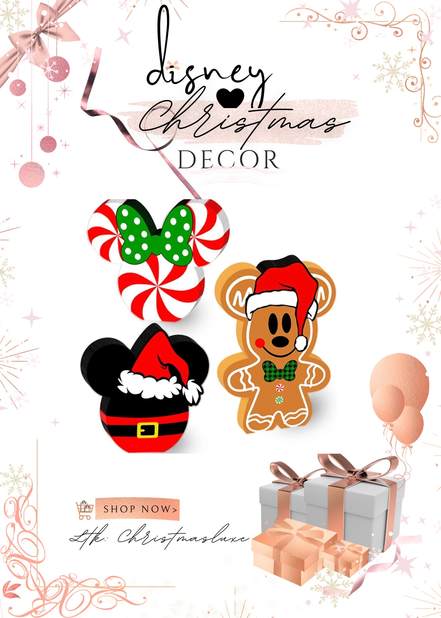 Disney Christmas Decorations 

#LTKSeasonal #LTKHoliday #LTKHome