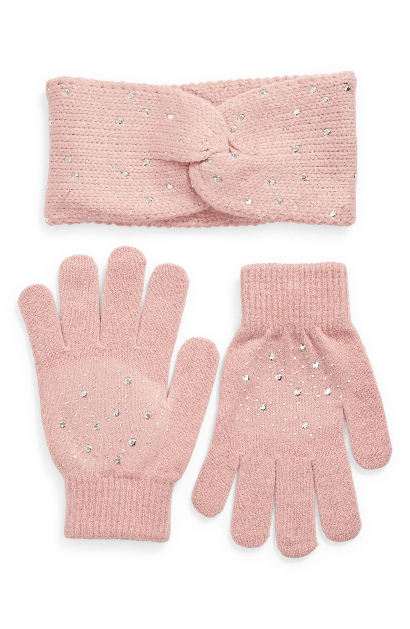 Jeweled Headwrap & Gloves Set | Nordstrom