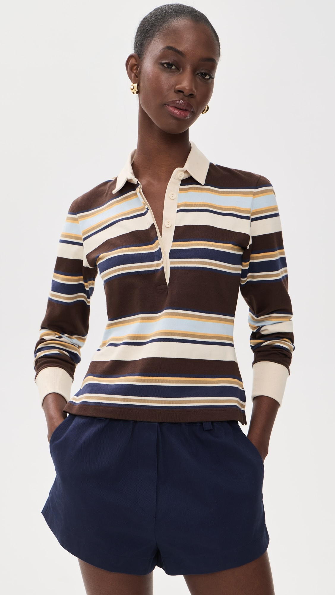 Beaumont Striped Rugby Shirt | Shopbop