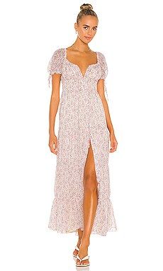 Tularosa Annalyse Dress in Ivory Rose Blooms from Revolve.com | Revolve Clothing (Global)