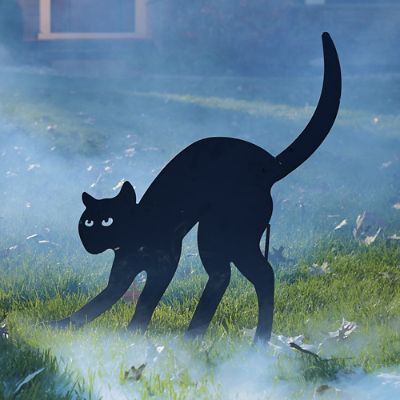 Standing Black Cat Silhouette | Grandin Road | Grandin Road