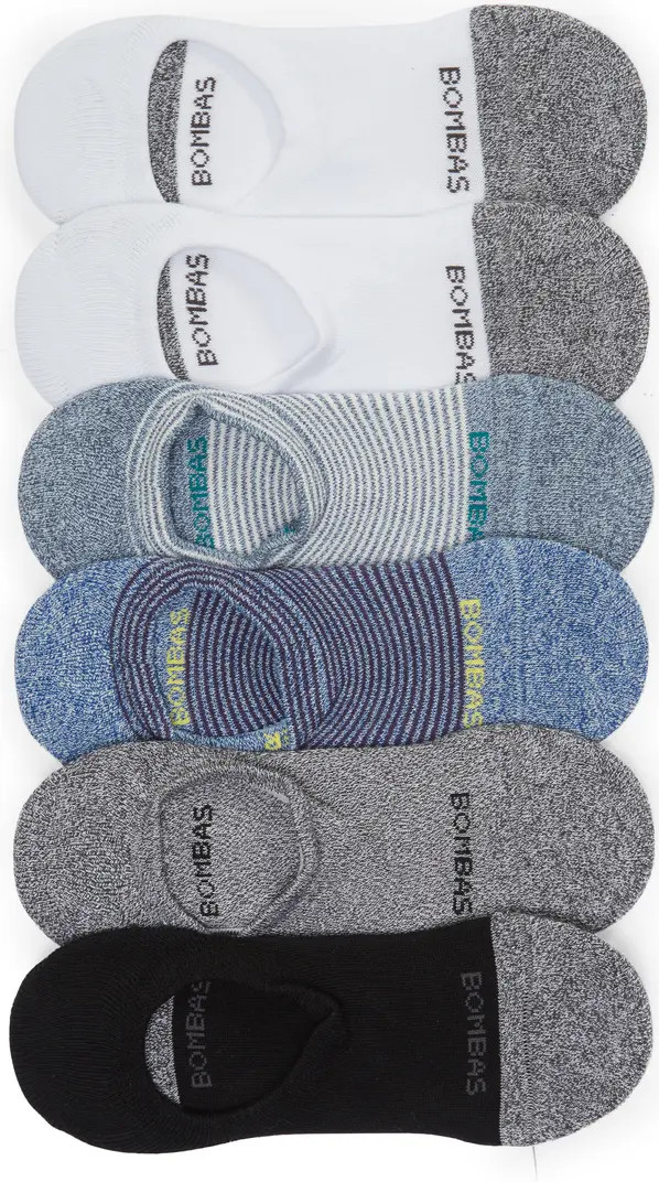 Bombas Assorted 6-Pack Cushion No-Show Socks | Nordstrom | Nordstrom