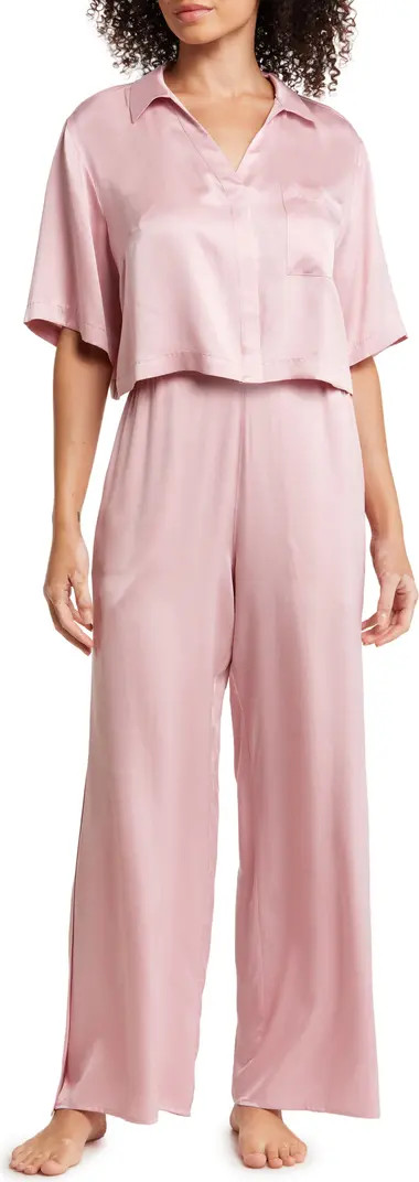 High Waist Washable Silk Pajamas | Nordstrom