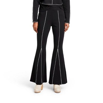 Women's High-Rise Flare Sweatpants - Victor Glemaud x Target Black | Target