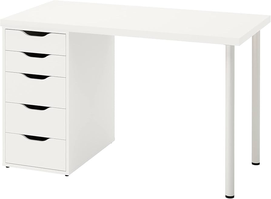 Ikea ALEX/LAGKAPTEN desk, 120x60 cm, white | Amazon (US)