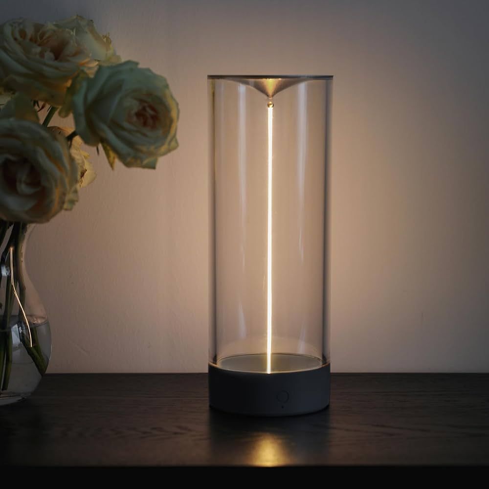 AUGE LIGHT Designed, Minimalist Table Lamp Bedside Cordless Desk Lamp Rechargeable Modern Nightst... | Amazon (US)