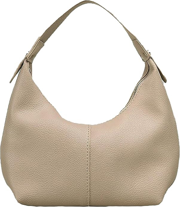 Hobo Bags for Women Trendy PU Leather Shoulder Bag Top handle Handbags for Work Travel | Amazon (US)