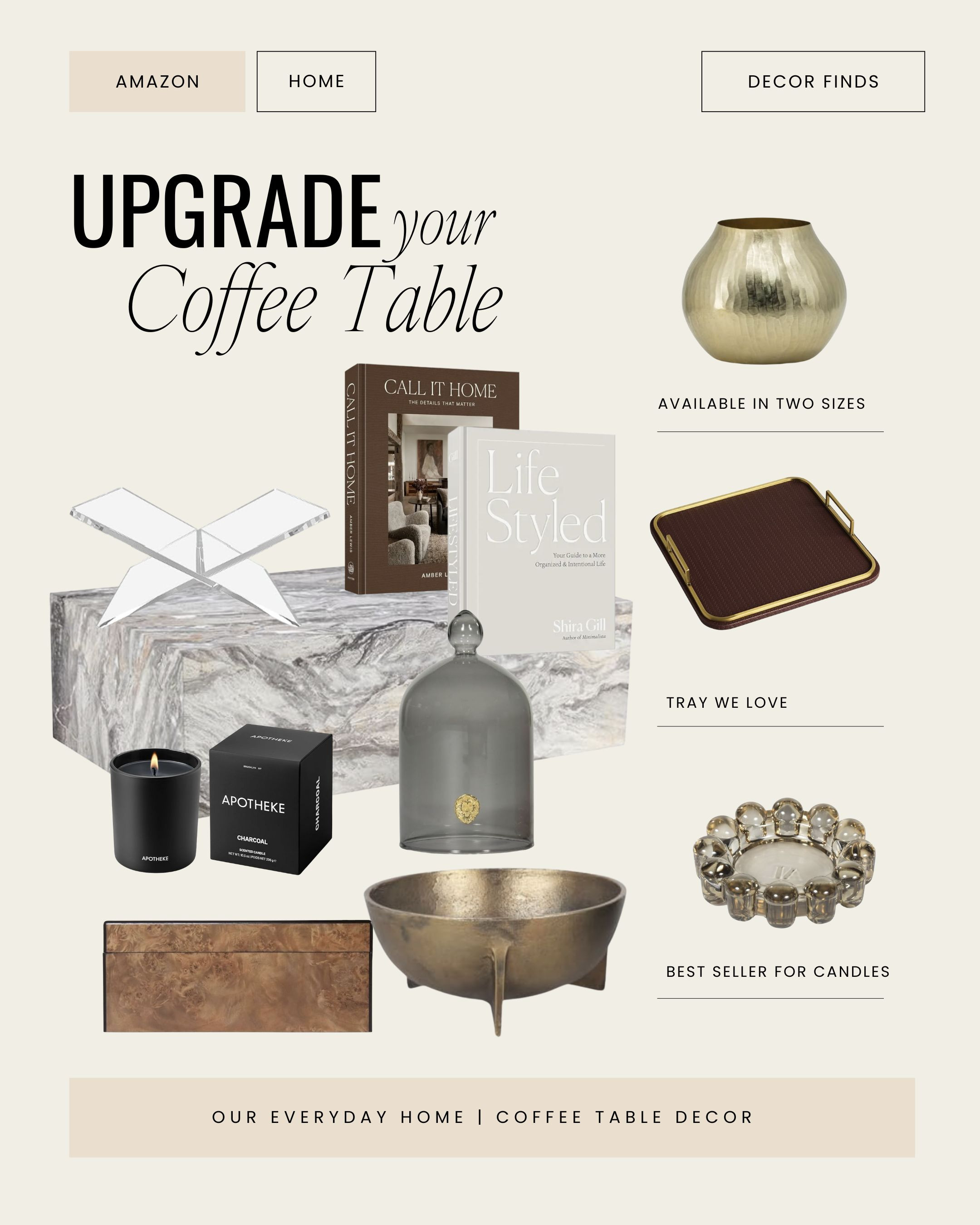 coffee table upgrades
coffee table styling
coffee table decor
coffee table essentials
coffee table ideas
living room decor
living room refresh
simple home upgrades
amazon home decor
amazon coffee table decor
neutral home decor
modern coffee table decor
minimalist coffee table
quiet luxury home decor
elevated home accents
designer-inspired home decor
coffee table books
decorative trays
vase styling 

 #LTKHome #LTKSaleAlert #LTKFindsUnder50