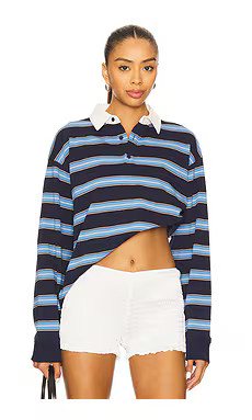 LIONESS Countryside Jersey in Midnight Stripe from Revolve.com | Revolve Clothing (Global)