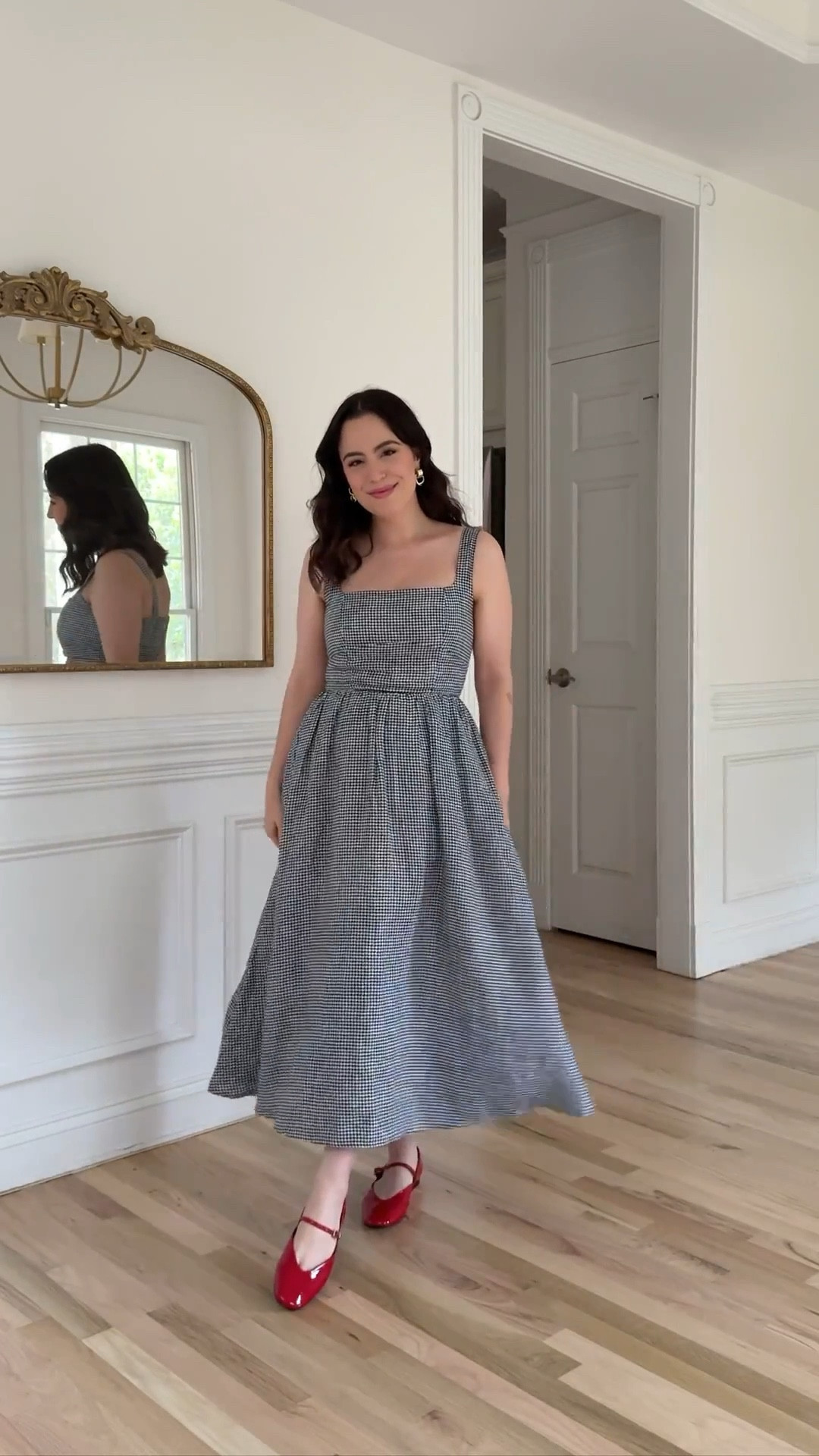 Feeling completely enchanted by this combo! The structure of a linen midi dress paired with those classic red Mary Janes is such a timeless vibe. It’s effortless, breezy, and definitely Taylor-inspired.

petite fashion, dressy outfit, brunch party, casual chic, spring dresses, vacation look, date night outfits, shoe inspo

#LTKU #LTKootd #LTKSeasonal